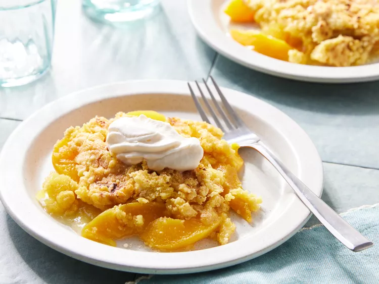 Peach Dump Cake