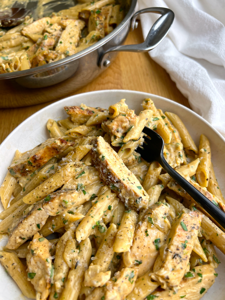 Garlic Parmesan Chicken Pasta