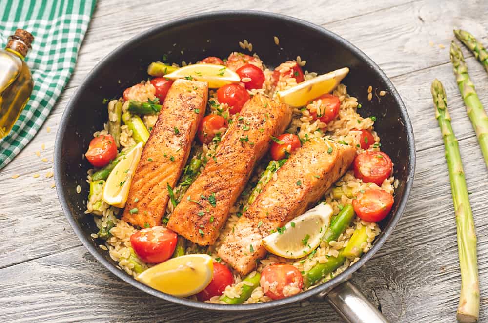 salmon and orzo pasta recipes