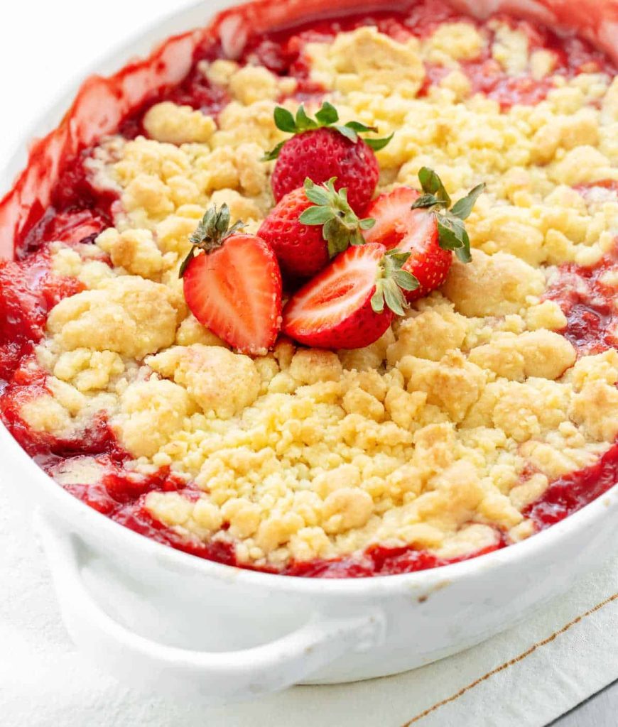 Strawberry Dump Cake